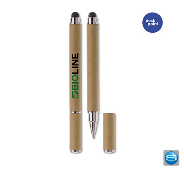 Touch Kugelschreiber aus recyceltem Papier als Werbegeschenk