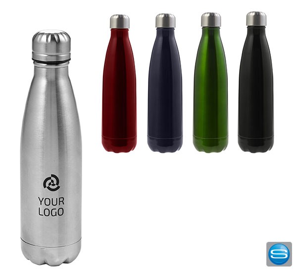 Doppelwandige Edelstahl-Trinkflasche bedrucken