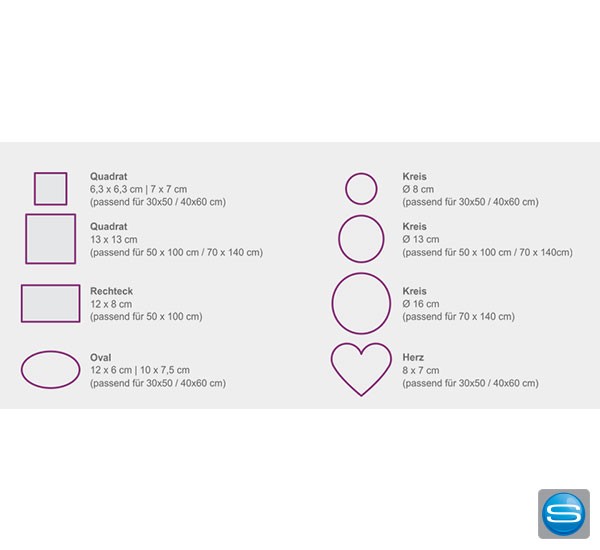 Formgepresste Handtücher individuell gestaltet