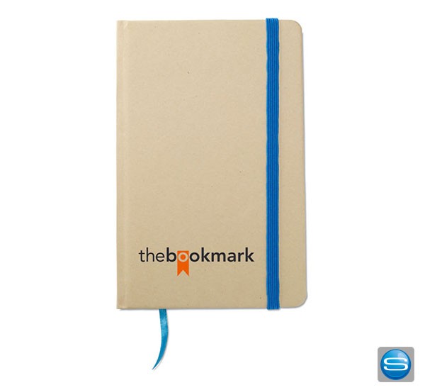 Notizbuch aus recyceltem Material mit Ihrem Logo bedrucken