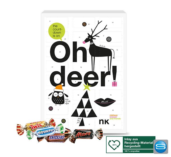 Hochwertiger Mars Miniatures Adventskalender mit eigenem Logo
