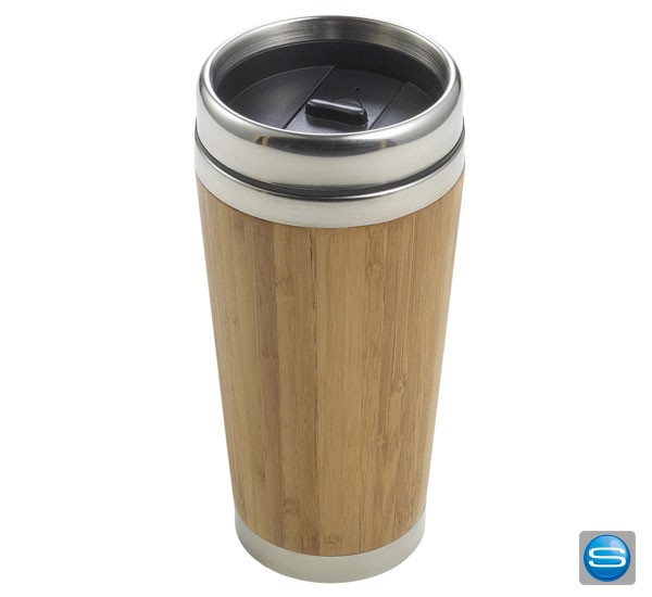 Isolierbecher 'Singapur' aus Bambus als Give Away