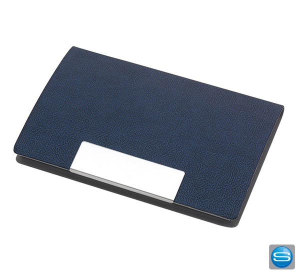 Farbiges Visitenkartenetui mit Logo veredeln