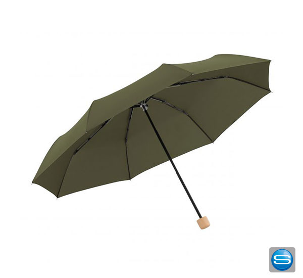 Nachhaltiger Taschenschirm mit Ihrem Logo