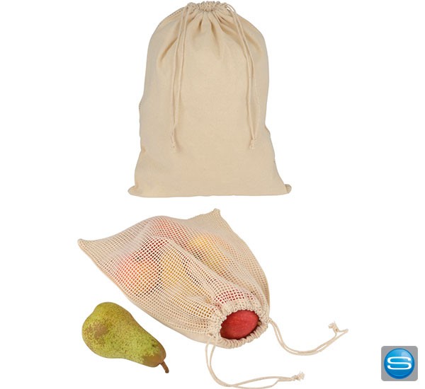 Baumwoll Obstbeutel individuell bedrucken