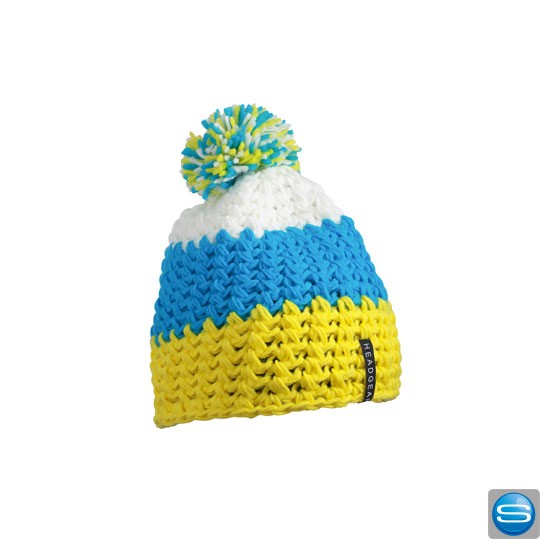 Häkelmütze mit Bommel individualisierbar