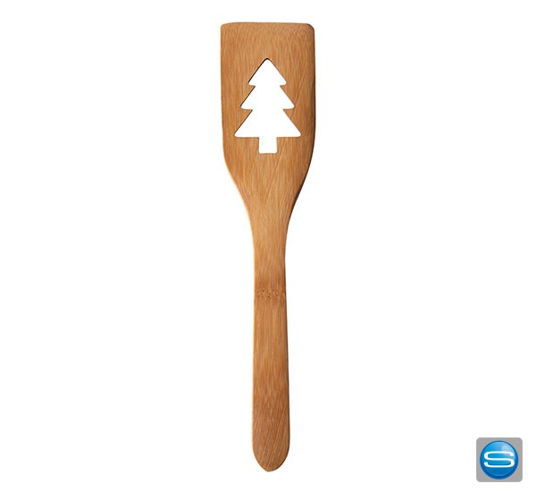 Bambus Kochlöffel mit Tannenbaum