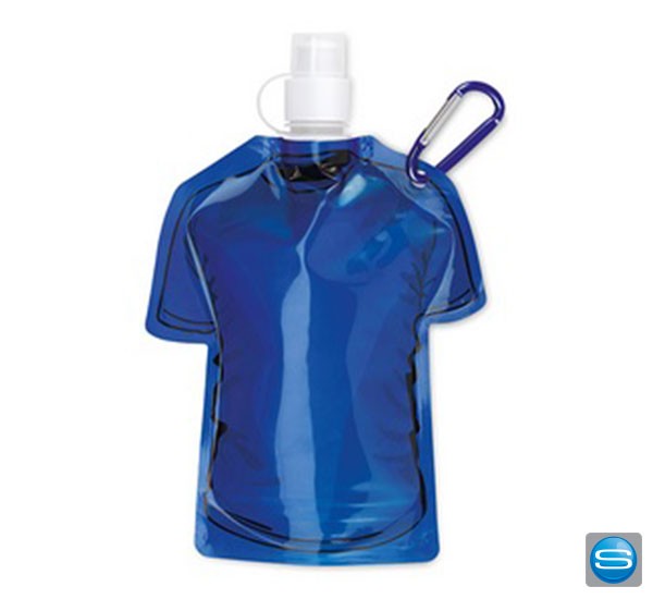 Folientrinkflasche in Trikotform als Werbeträger