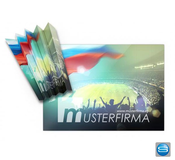 Fanklatsche mit Logo bedrucken