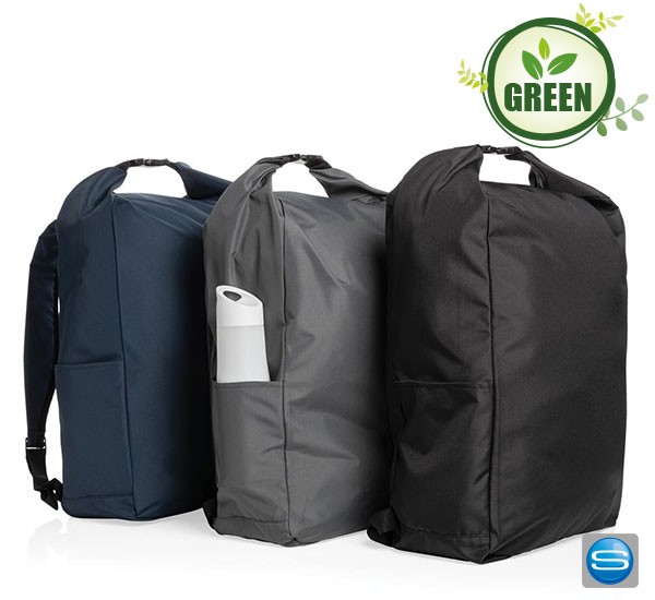 Leichte rPET Rucksäcke als Werbegeschenk