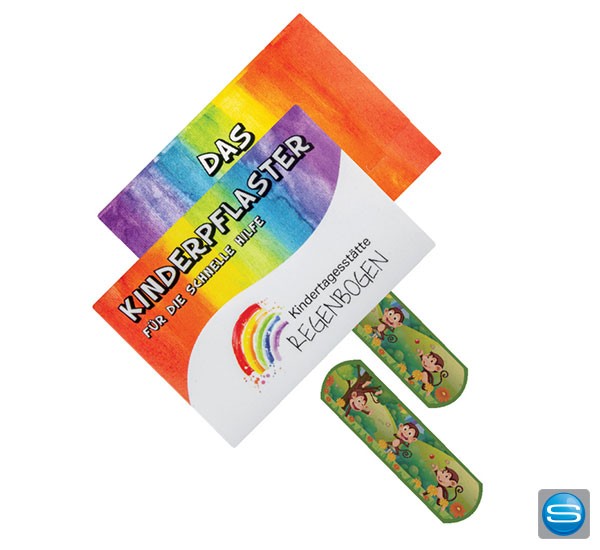 Kinderpflaster als Werbegeschenk bedrucken
