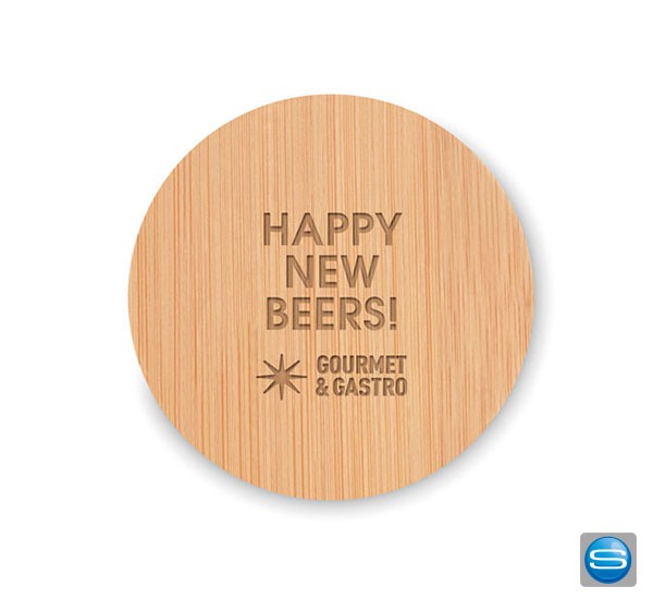 Untersetzer mit integriertem Kapselheber mit Ihrem Firmenlogo bedruckbar