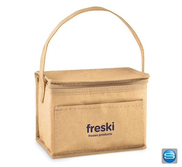 Kühltasche aus Kraftpapier als Werbegeschenk bedruckbar